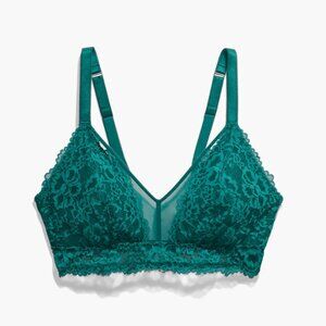 Savage X Fenty Curvy Lace & Mesh Bralette